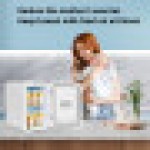 (8L) LED Mirror Mini Fridge Portable Ice Box 4/8/10L UK