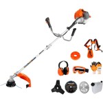 PROYAMA 42.7cc Gas Weed Wacker, 3 in 1 Weed Eater Gas Powered, Brush Cutter and Gas String Trimmer 2-Cycle Extreme Duty, 5 Year Warranty Gearbox,