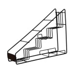 (Black, 4 Compartments) Coffee Syrup Rack, Simple Beverage Bottle Holder, Suitable for Adults and Family Use