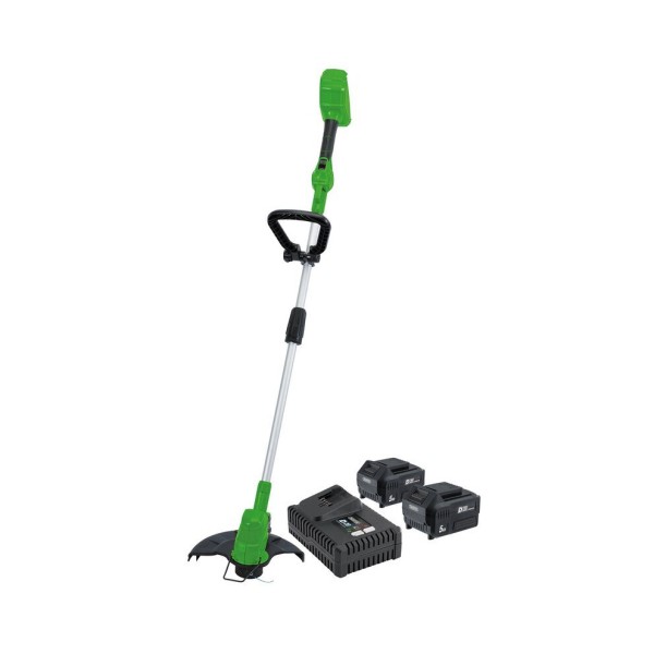 Draper D20 40V Grass Trimmer Kit, 2 x 5.0Ah Battery, 1 x Fast Charger 94580