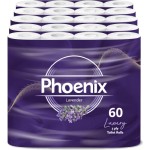 60卷鳳凰牌衛生紙大包裝 - 絎縫白色三層薰衣草香味衛生紙（5 x 12包，每卷155張）