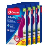 Playtex Living 再利用可能ゴム製クリーニンググローブ（小、4組パック） - 高い保護力を持つ再利用可能な家庭用手袋