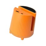 厨房收纳架 360 度旋转 大容量餐具架 带分隔板和多层设计 适用于餐具