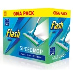 Flash Speedmop Mop and 60 Refillable Wet Mop Cloths Value Set