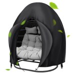 Double swing cover, pool faux furniture protection, UVresistant, 228.6 x 198.12 cm