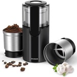 SHARDOR Electric with 2 Removable Stainless Steel Bowls Coffee & Spice Grinders