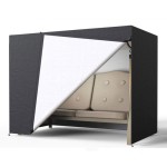 Hollywood Swing Cover, Garden Furniture, Winterproof, (Black) Ref: 4101