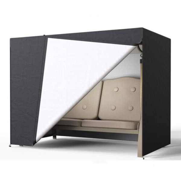 Hollywood Swing Cover, Garden Furniture, Winterproof, (Black) Ref: 4101