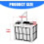 プールクリーナー用折りたたみ式スキマーフィルターバスケット、高効率で様々なサイズのプールに対応、メンテナンスが簡単で耐久性に優れています。