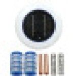 Solar Water Purifier, Copper-Silver Ion Pool Purifier, Mini Solar Pool Purifier Kit, Floating Pool Cleaner Device