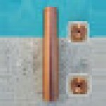 Solar Water Purifier, Copper-Silver Ion Pool Purifier, Mini Solar Pool Purifier Kit, Floating Pool Cleaner Device