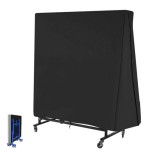 Cover for Outdoor Table Tennis Table,, Windproof (165x70x185cm, Black)