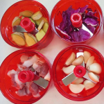 Tupperware Chef Turbo-chef Red Version, Compatible with D158 Speedy Boy Onion Chopper