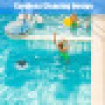 Automatic Wireless Pool Cleaner, Suitable for 1076 Square Feet Above/Underground Pools