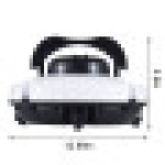 Automatic Wireless Pool Cleaner, Suitable for 1076 Square Feet Above/Underground Pools