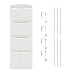 Plush toy storage bag, with 4 large hanging pockets, soft animal-shaped storage bags, suitable for children's rooms and nurseries.