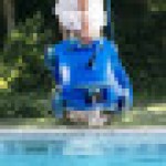 AREBOS Automatic Pool Robot | Pool Cleaner for Pools up to 50 Cubic Meters | Pool Vacuum Cleaner | 2 Cleaning Modes