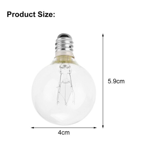 25x G40 Replacement Globe Bulbs for Outdoor Garden String Lights