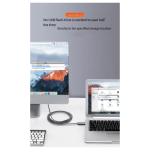 Synchronous data link mouse and keyboard sharing cable for computer duplication