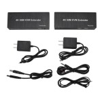 4K KVM Extender, Supports Cat6 Cable, Transmission Distance 50 Meters, Supports HD 1080P 60Hz, Compatible with Mouse and Keyboard
