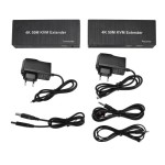 50M 4K KVM Extender, Supports Cat6 Cable, 1080p 60Hz Ultra HD, 3D HD Loop Transmission