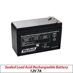 12V 7Ah 20HRS Rechargeable Heavy Duty Lead Acid Battery for CCTV and Toys