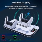 PS5 Vertical Cooling Fan Stand Controller Charger for PS5 UHD/Digital Edition