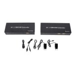 120m High-Definition HDMI KVM USB Extender, Transmits 4K Video via Cat5e/6/7 Cable, Supports Remote Signal Transmission for Mouse and Keyboard Control, EU Standard