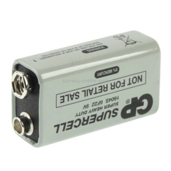 9V 6F22 1604D Heavy Duty Battery for Cameras / Toys / Electronic Devices