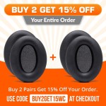 WC Wicked Cushions Thick Replacement Ear Pads, Compatible with Sony WH-1000XM3 Headphones – Black