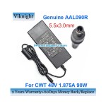 Genuine CWT 2AAL090R Power Adapter 48V 1.875A 90W Charger Power Supply
