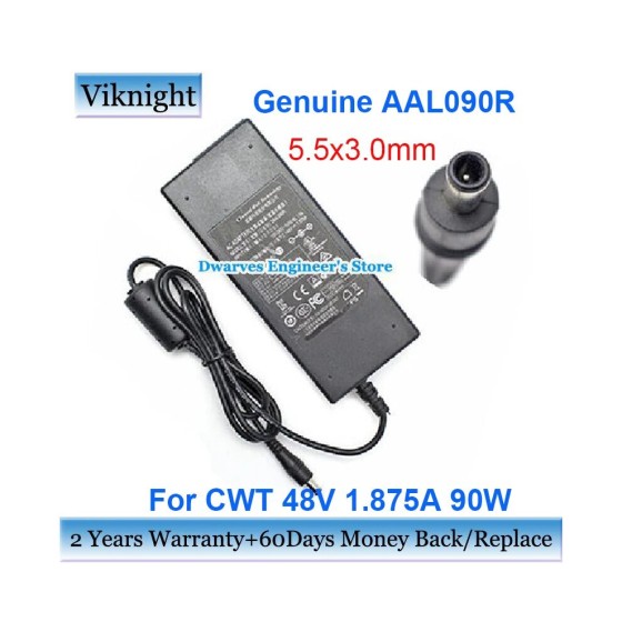 Genuine CWT 2AAL090R Power Adapter 48V 1.875A 90W Charger Power Supply
