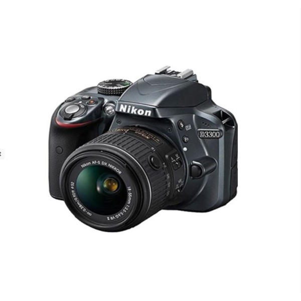 Nikon D3300 + AF-P 18-55mm 一眼レフキット、24.2MP CMOSセンサー - ブラック