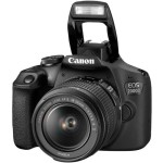 Canon EOS 2000D digital SLR camera, paired with EF-S 18-55mm F3.5-5.6 III lens kit.