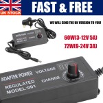 3V-24V Adjustable AC Electrical Power Supply Adapter Charger Variable