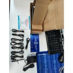 MOSKYAUDIO 9-Channel Power Supply 8 DC + 1 USB, Blue, Compact Size