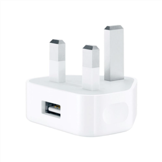 Official Apple 5W Mains Charger A1399 with Lightning Cable MD818 for iPhone, iPad, and iPod