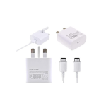 Genuine Samsung 25W Super Fast Adaptive Mains Plug/Wall Charger & Type C Cable for Galaxy S10, Note10, Note20, S20, S21 5G & Also includes MOBACE