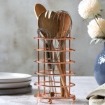 Apollo Copper Cutlery Rack Storage Box