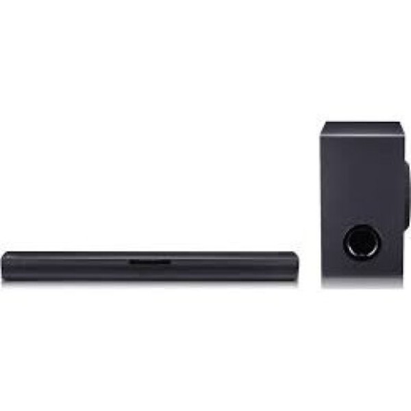 LG SQC1 Bluetooth Soundbar with Wireless Subwoofer - Black