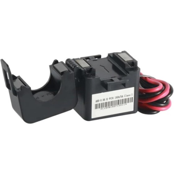 AKH-0.66/K-24 Current Transformer, 200A/5A, Open Loop Clamp, 24mm Diameter, 0.66KV, Class 1 Sensor