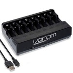 Venom Power Rechargeable Battery Charging Dock plus 10 x AA Batteries - 1000mAh 1.2V NiMH