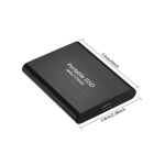 (10TB, black) External Hard Drive Portable Shockproof Mobile SSD