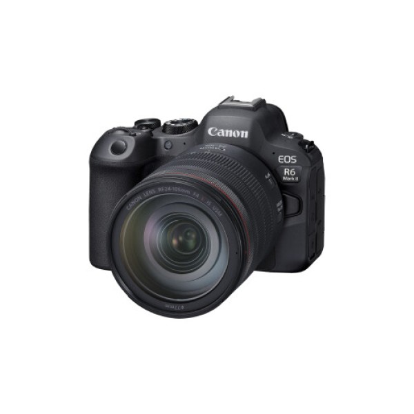 Canon EOS R6 Mark II Mirrorless Camera RF24-105mm F4 L USM Lens Kit Hybrid Full-Frame Camera 24.2 Megapixel CMOS Sensor. Photo and Video C