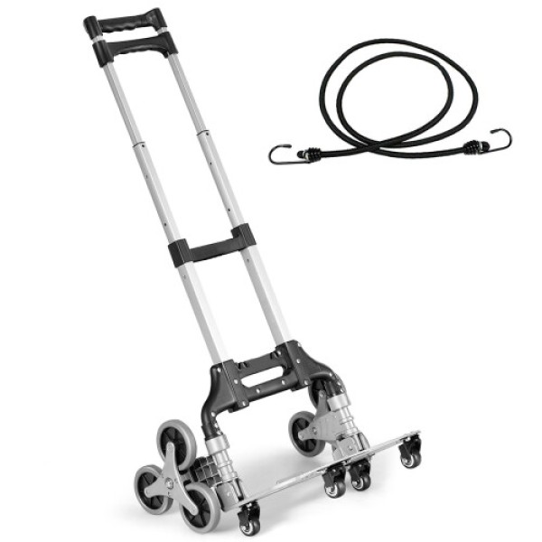 Outdoor stair climbing trolley, portable folding trolley