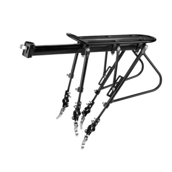 (Quick-Mount) Outdoor Luggage Rack with Rear Seat Post Mount for Rear Bicycle Bracket
