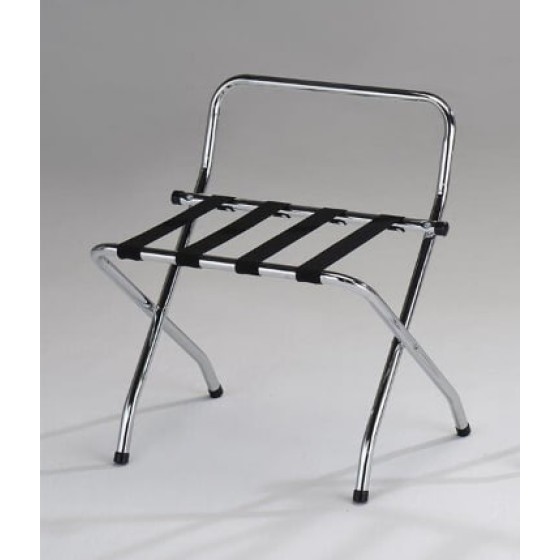 KB LRK1227 28 x 24 x 19 inch luggage rack - black and chrome