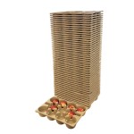 Paper fiber apple storage tray (50 pieces per pack)
