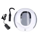 (As shown in the picture, one size) Wireless pool vacuum cleaner, IPX8 waterproof rating, fully automatic smart parking pool cleaning device, 100-240V, US plug