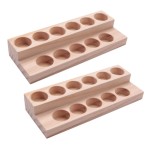 11-hole wooden essential oil tray, suitable for 5-15 ml bottles of essential oils